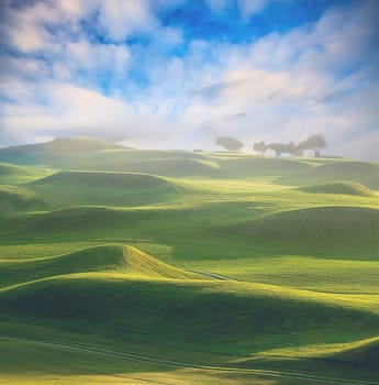 sunset in the mountains landscape for adv or others purpose use