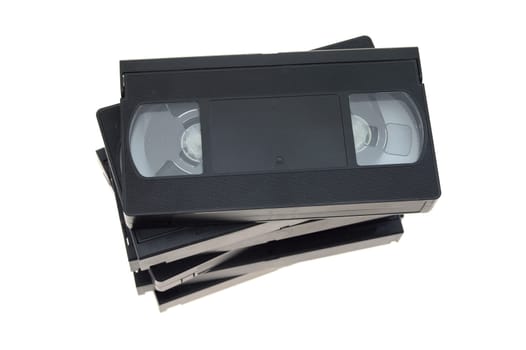 A close up shot of a video cassette