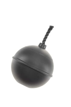 A close up shot of a make believe bomb