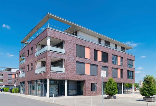 small modern office building