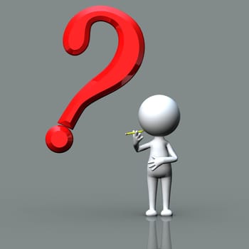 Question mark for adv or others purpose use