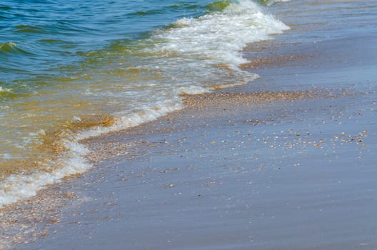 Beach,sand,sun and sea,sea view from the beach.