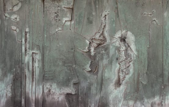 The surface of steel plate art design. Abstract texture background, Old metal surface, Space for text, Selective focus.