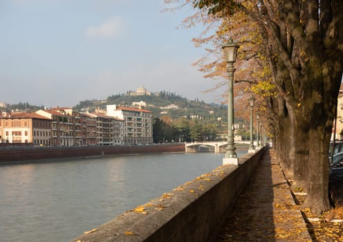 Buildings along the water's edge, reflecting a harmonious blend of nature and architecture.