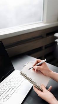 Professional Women in Action. Journalists and Businesswomen at Work. Strategic Planning and Development. Women Professionals in Office. Dedicated Journalists and Businesswomen in Office Workspace