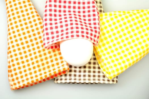 Checkered egg warmers