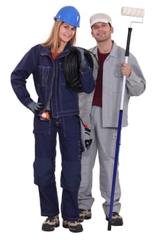 Electrician and painter