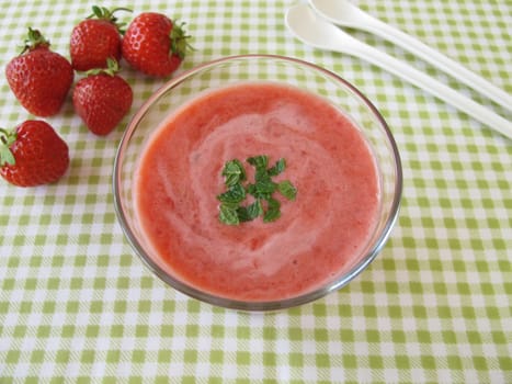 Strawberry milkshake