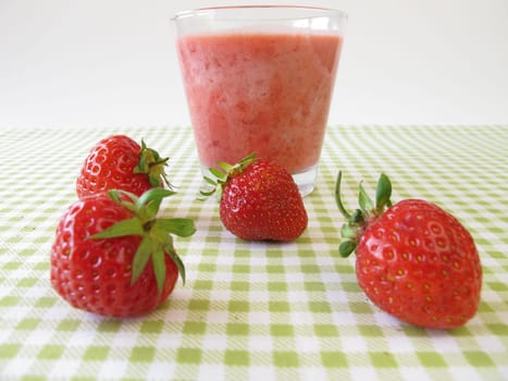 Strawberry milkshake
