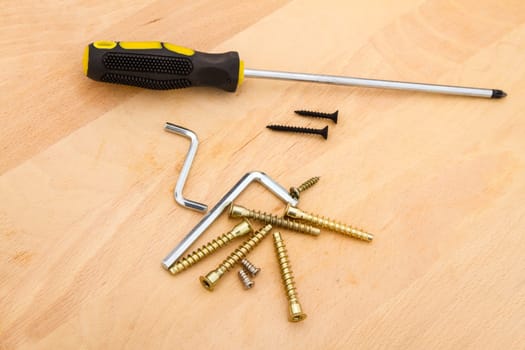 Some working tools ready to fix something..