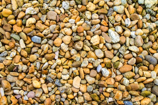 Rocks in different colors and shapes, background.