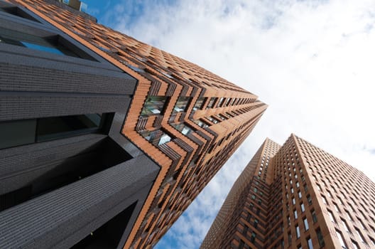 one of the towers of the World Trade Center Amsterdam. It is a commercial center in the South Axis in Amsterdam (Netherlands) with more than 125,000 square meters of office space.