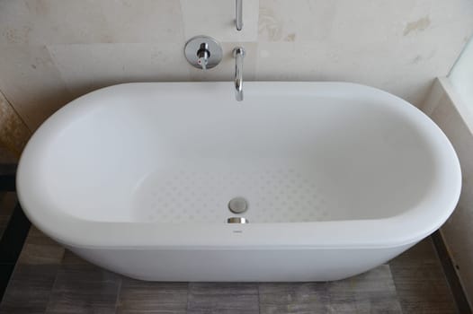 A shot of a luxury bath in a hotel room