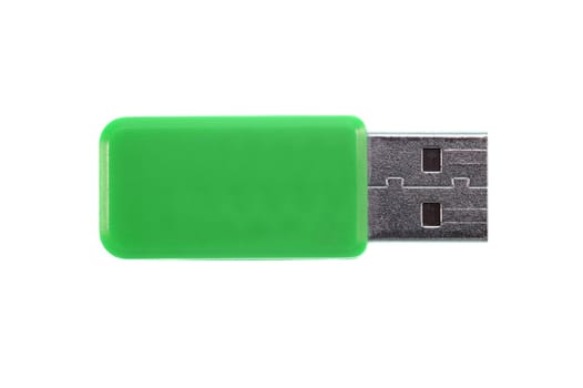 A close up shot of a USB stick