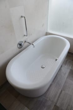 A shot of a luxury bath in a hotel room