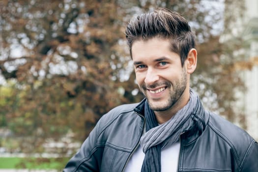 An image of a handsome man outdoor