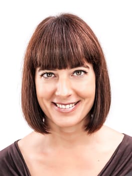 An image of a beautiful smiling woman