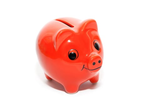 An image of a sweet red money pig