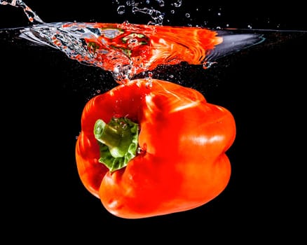 An image of food in the water