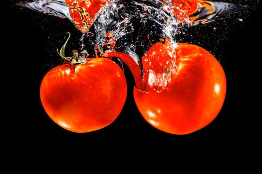 An image of food in the water