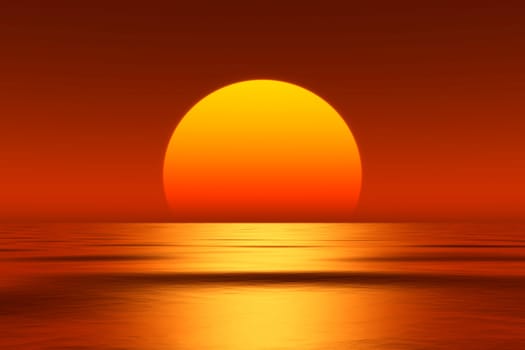 An image of a beautiful golden sunset