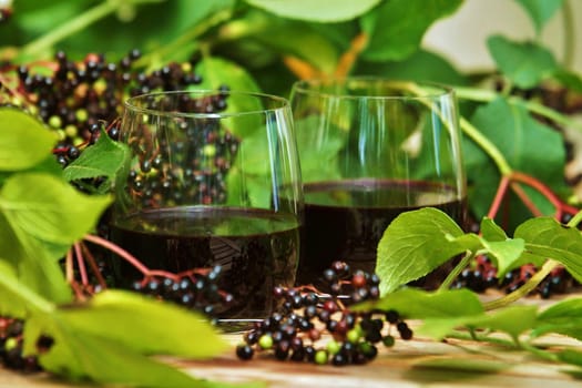 Elderberry juice
