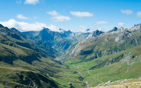 VILLE DES GLACIERS, FRANCE - AUGUST 27