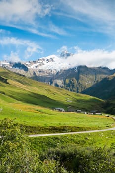 VILLE DES GLACIERS, FRANCE - AUGUST 27