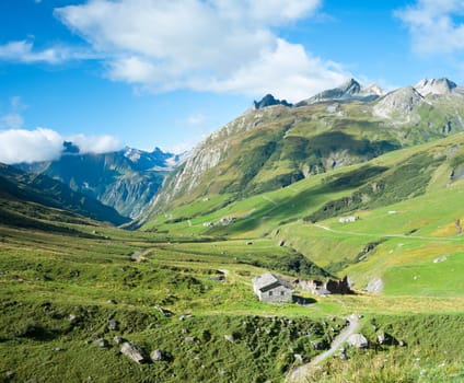 VILLE DES GLACIERS, FRANCE - AUGUST 27