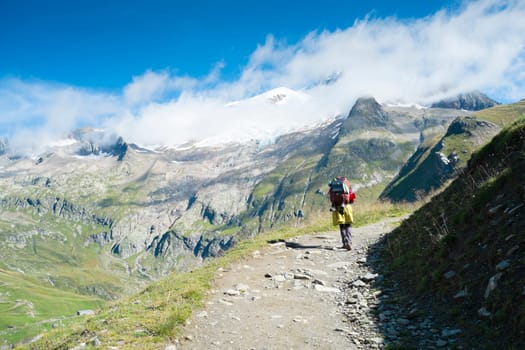 VILLE DES GLACIERS, FRANCE - AUGUST 27