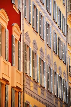 Old town architecture of Nice on French Riviera