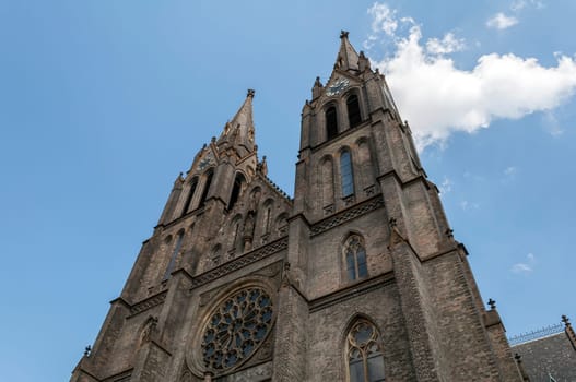 Church of St. Ludmila, Namesti Miru, Vinohrady, Praga.