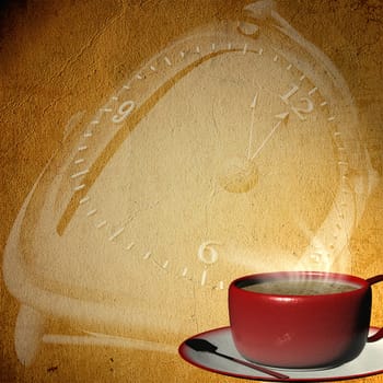 3d rendering Cup of coffee for adv or others purpose use