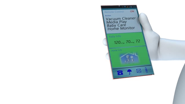 working on big mobile phone fo for adv or others purpose use
