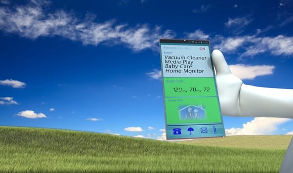 working on big mobile phone fo for adv or others purpose use