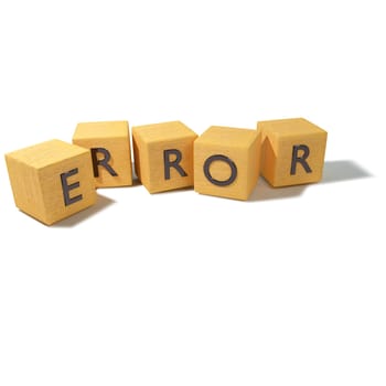 Cube with error
