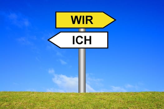 Signpost: Me / We