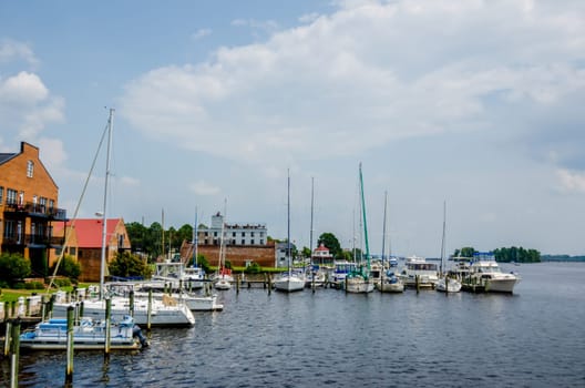 waterfront scenes in little washington north carolina