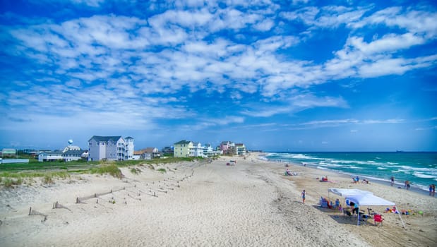 at fishing pier on the Outer Banks, North Carolina