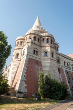 View of the Fisherman’s Bastion in Budapest.