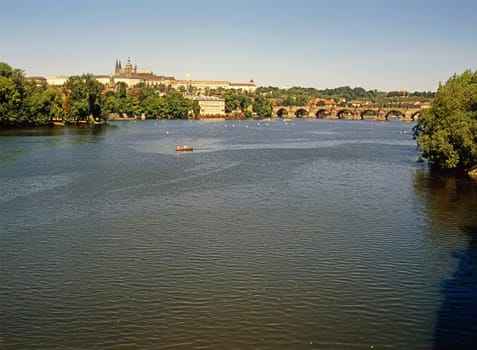 Charles Bridge in Prague, Czech Republic