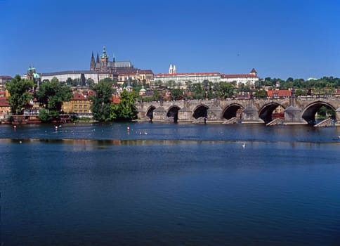 Charles Bridge in Prague, Czech Republic