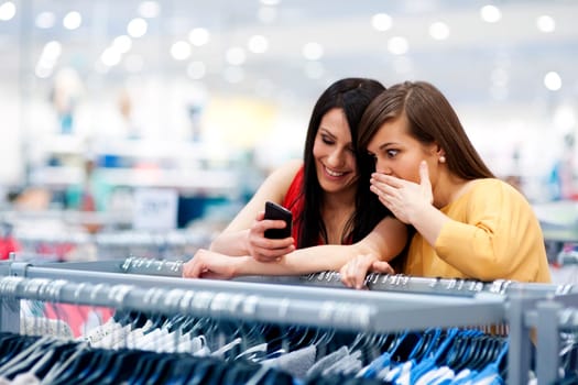 Best friends shopping