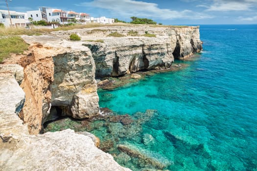Crystal clear waters in Puglia, southern Italy