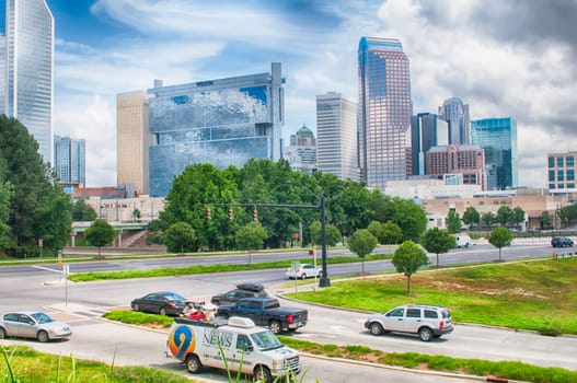 charlotte north carolina skyline