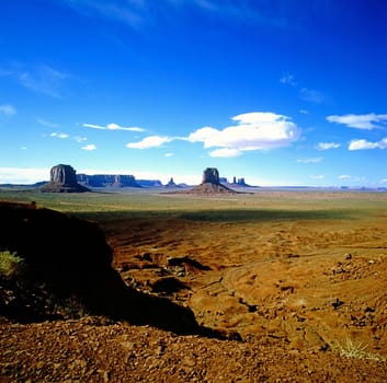 Mittens in Monument Valley, Arizona