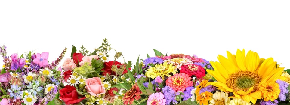 Different flower bouquets