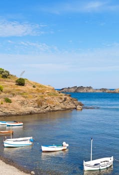Landscape of the sea in Portlligat near Cadaques