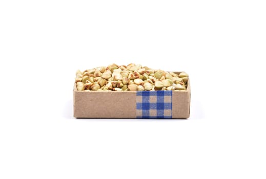 Buckwheat on white