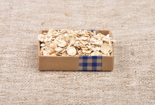 Oatmeal on linen